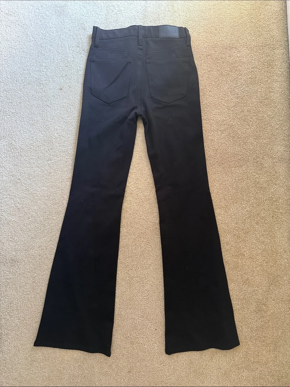 pistola Black Waistband Detail Pants - Picture 3 of 4